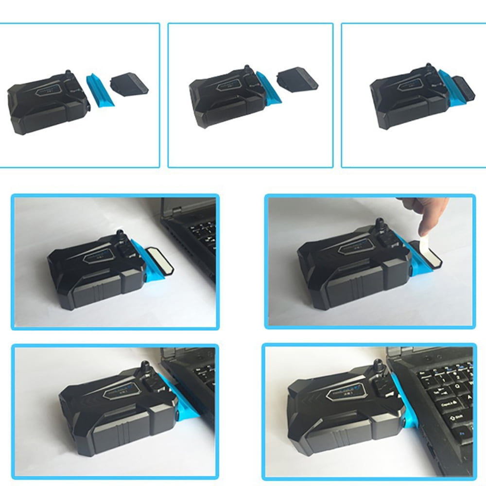COOLCOLD K27 Portable Notebook Laptop Cooler USB Air Extracting Cooling Vacuum Fan Radiator