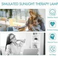 thumbnail image 3 of Sunlight Simulator Lamp, Tablet Design with Full Spectrum Light, Boost Mood for Home, Office, Café Shop, Yoga Class (Adjustable Brightness, UV-Free Light), 3 of 6