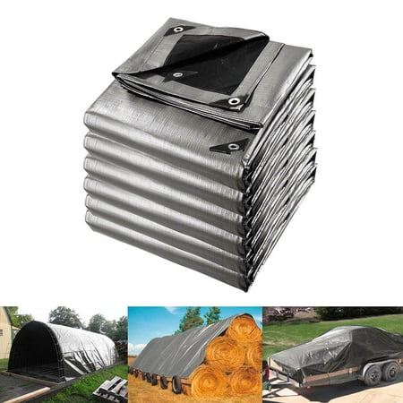 - Yescom 11 Mil Heavy Duty Reinforced Poly Tarp Reversible All Purpose Waterproof UV Resistant Cover Tarpaulin Size Opt
