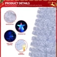 thumbnail image 3 of CHEERFUN 7 FT Pre-lit Artificial Fiber Optic Christmas Tree with Star Topper, 280 Branch Tips, White, 3 of 8