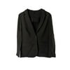 PHILOSOPHY Knit Stretch Blazer Single Button in Black Size XL