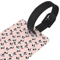 thumbnail image 3 of Sikiie French Bulldog1 Luggage Tags Privacy Cover ID Label Suitcase Tags Identifiers For School Bags,Suitcases, 3 of 7