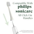 thumbnail image 2 of PLUS ULTRA Replacement Brush Heads Compatible with Philips Sonicare Toothbrush with Click-On Handles, 3 Pack Replacement Heads, Eco Brush Heads Made From Plants, 2 of 6