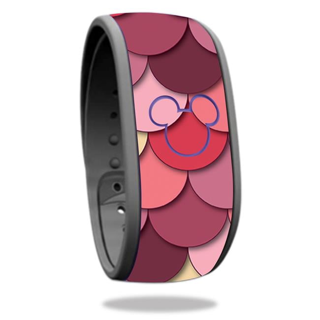 MightySkins DIMABA-Pink Scales Skin Decal Wrap for Disney Magic Band ...