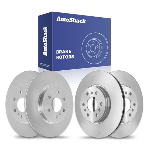 AutoShack Front Vented & Rear Solid Brake Rotors 4-PC Set Replacement for 2006-2009 Chevrolet Uplander 2006-2007 Buick Terraza 2006-2007 Saturn Relay 2006-2009 Pontiac Montana