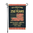 thumbnail image 2 of 4pcs 250th Anniversary Flag Celebrating 250 Years Anniversary Flags Retro 1776-2026 Patriotic Flags for Outdoor Lawn Garden Decor Doubleside Linen, 2 of 5
