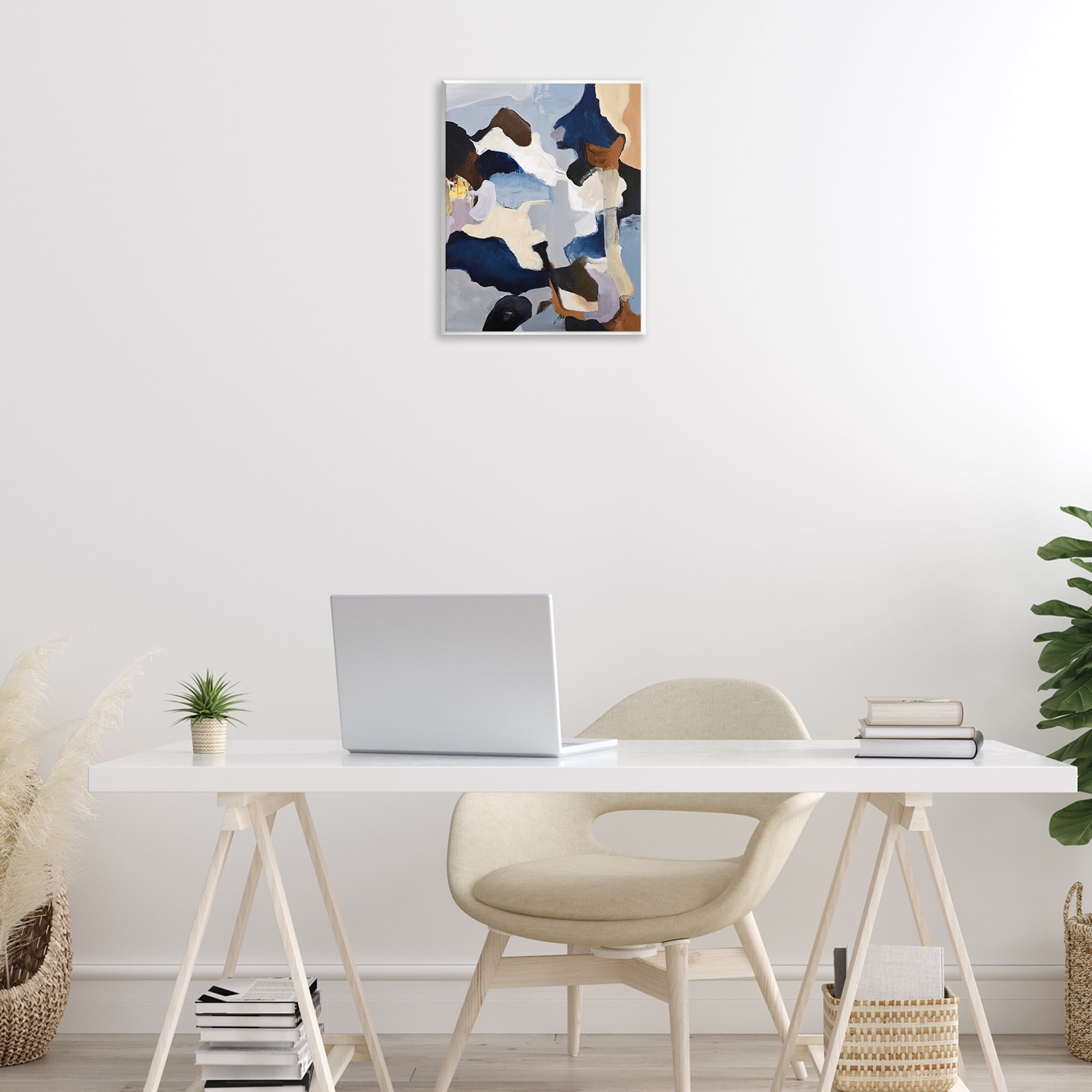 Cool Tones Composition Wall Plaque Art, design by Design Fabrikken