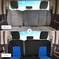 thumbnail image 4 of For Dodge Ram 1500 2009-2018 & Ram 1500 Classic 2019-2025 Quad Cab FH Group Neoprene Custom Fit Car Seat Cover - Blue Rear Seat, 4 of 5