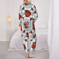 thumbnail image 5 of Bingfone Womens Pajama Sets Insects Print,Long Sleeve Loungewear Pajamas Set-Medium, 5 of 9