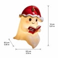 thumbnail image 3 of Cute Ghost Reading Book Lamp, Halloween Light Up Ghost Statue Night Light House Mantel Decor, Ghost Warm Lighted Indoor Figurine Lamps for Party Bedroom Shelf Table Centerpiece (S), 3 of 7