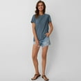 thumbnail image 6 of SUNBS Womens Tops Short Sleeve Shirts Crewneck Plain Tee Casual Summer Clothes, Sizes S-2XL, 6 of 8