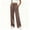 Coffee, variant on Wide Leg Sweatpants for Women Fleece Lined Drawstring High Waisted Casual Baggy Workout Pants Fall Lounge Pants with Pockets
