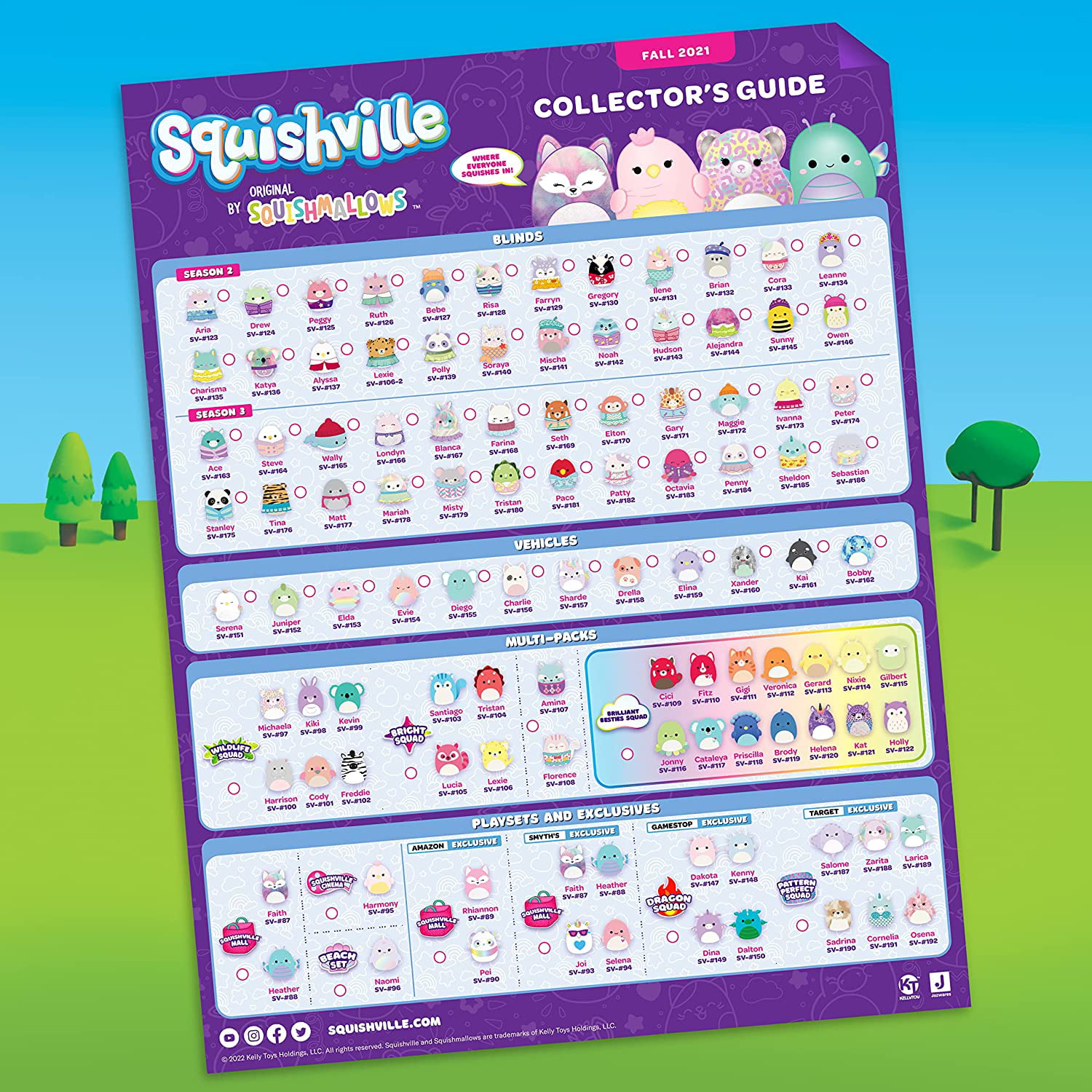 Wholesale Squishville by Squishmallows™ Mystery Mini Plush in 24pc Counter  Display