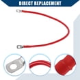 thumbnail image 4 of Unique Bargains Universal for Car Copper Battery Inverter Cables 6 AWG Gauge 5/16'-5/8' Battery Terminal Cable 18' Red, 4 of 7