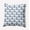 Nautical Navy, variant on Simply Daisy 16" x 16" Anchor Pattern Decorative Throw Pillow, Daffodil (1 count)