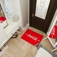 thumbnail image 6 of Ottomanson Coca-Cola Logo Machine Washable Non-Slip Rubberback 2x3 Area Rug, 2'3" x 3', Red, 6 of 7
