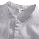 thumbnail image 5 of Camisa de lino de manga larga con botones para hombre: prenda informal de corte holgado en color liso, tejido ligero y suave para todas las estaciones, tallas M-XXXXL, 5 of 6