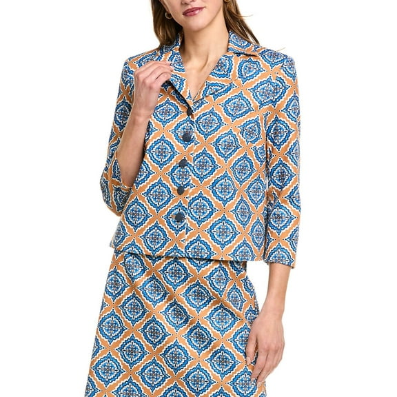 Nanette Nanette Lepore womens  Jacket, 14, Blue