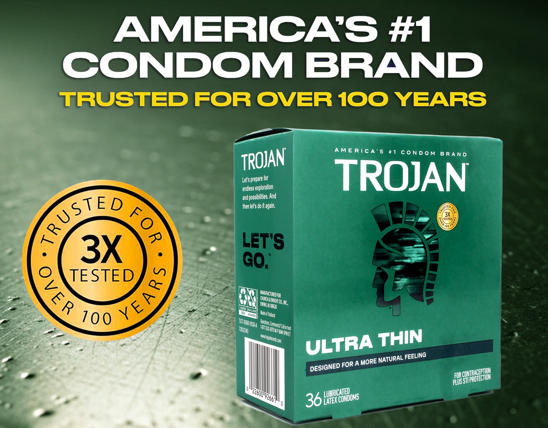 Trojan Sensitivity Ultra Thin Premium Lubricated Uganda | Ubuy Trojan Sensitivity Ultra Thin Premium Lubricated Uganda | Ubuy
