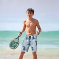 thumbnail image 7 of PAYOHTO Dino Blue Color Boys Swim Trunks Quick Dry Beach Boardshorts for Teen Boys Bathing Suit Swimwear for Boys, 7 of 7