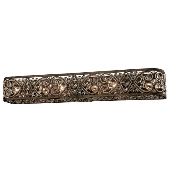 Elk Home 34-Inch Wide Amherst Vanity Light, Traditional-Antique Bronze
