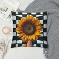 thumbnail image 2 of YANMS Throw Pillow Covers Can Bee Sunflower Gnome Pillow Covers Home Decoration for Sofa Living Room Bed White, 2 of 5