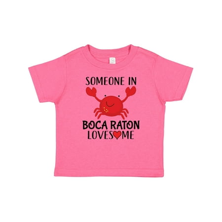 

Inktastic Someone in Boca Raton Loves Me Boys or Girls Baby T-Shirt