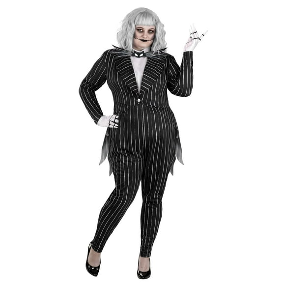 Plus Size Disney Jack Skellington Costume for Women