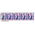 thumbnail image 3 of Ambesonne Geometric Fabric by the Yard Upholstery, Triangle Arrow Circle Art, 10 Yards, Pastel Pink and Ceil Blue, 3 of 5