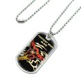 thumbnail image 2 of The Flash Fastest Man Alive Military Dog Tag Pendant Necklace with Chain, 2 of 5