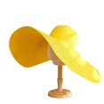 thumbnail image 3 of Sombrero de paja plegable con ala ancha para mujer, sombrero de paja con diseño de cúpula, colorido, a la moda, para vacaciones y playa, para verano, 3 of 4