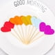 thumbnail image 3 of Advancent 30pcs Corazón de Patrón Recoger Adhesivo Fieltro Palillos Cóctel Sandwich Decoración del hogar Púrpura helado Advancent JJ17337-05, 3 of 6