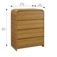 thumbnail image 6 of Better Homes & Gardens Juliet Dresser, Light Honey Finish, 6 of 10
