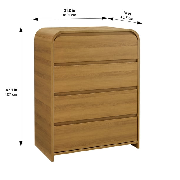Better Homes & Gardens Juliet Dresser, Light Honey Finish
