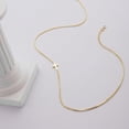 thumbnail image 4 of MACEHLJP 15-inch Cross Box Chain Necklace for Women, 4 of 4