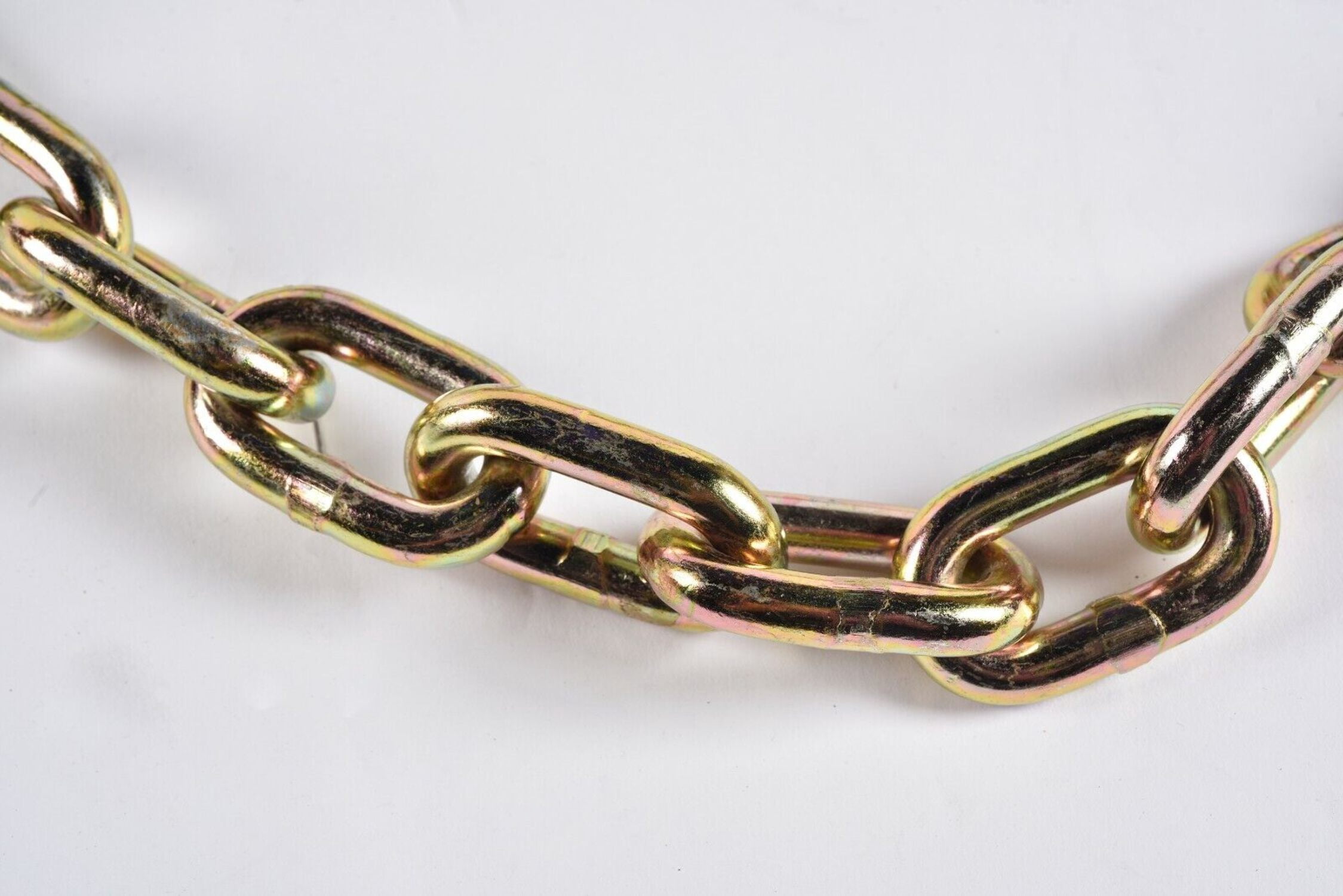 5/16" x 10' Long Shank J Hook Tow Chain w. RTJ Cluster & Grab Hook, 4700 lbs WLL