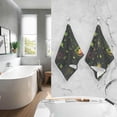 thumbnail image 6 of SKYSONIC Cosmos Eyes Patterned Hand Towels 2 PCS, Cotton Bath Towel for Drying Face Hands Body ,Absorbent Lightweight Towels for Bathroom Ktichen Travel Gym, 16"x28", 6 of 7