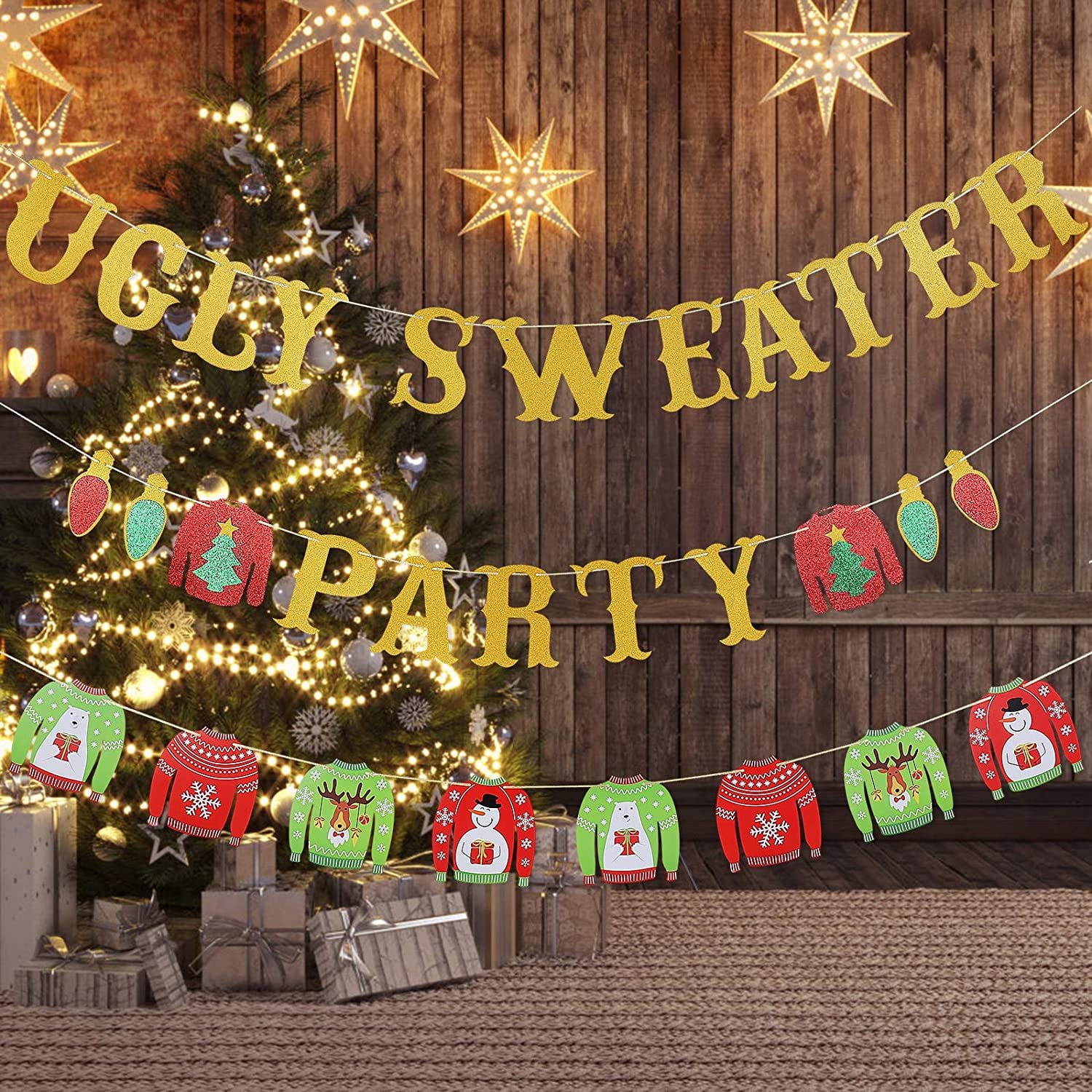 ugly christmas sweater party decorations