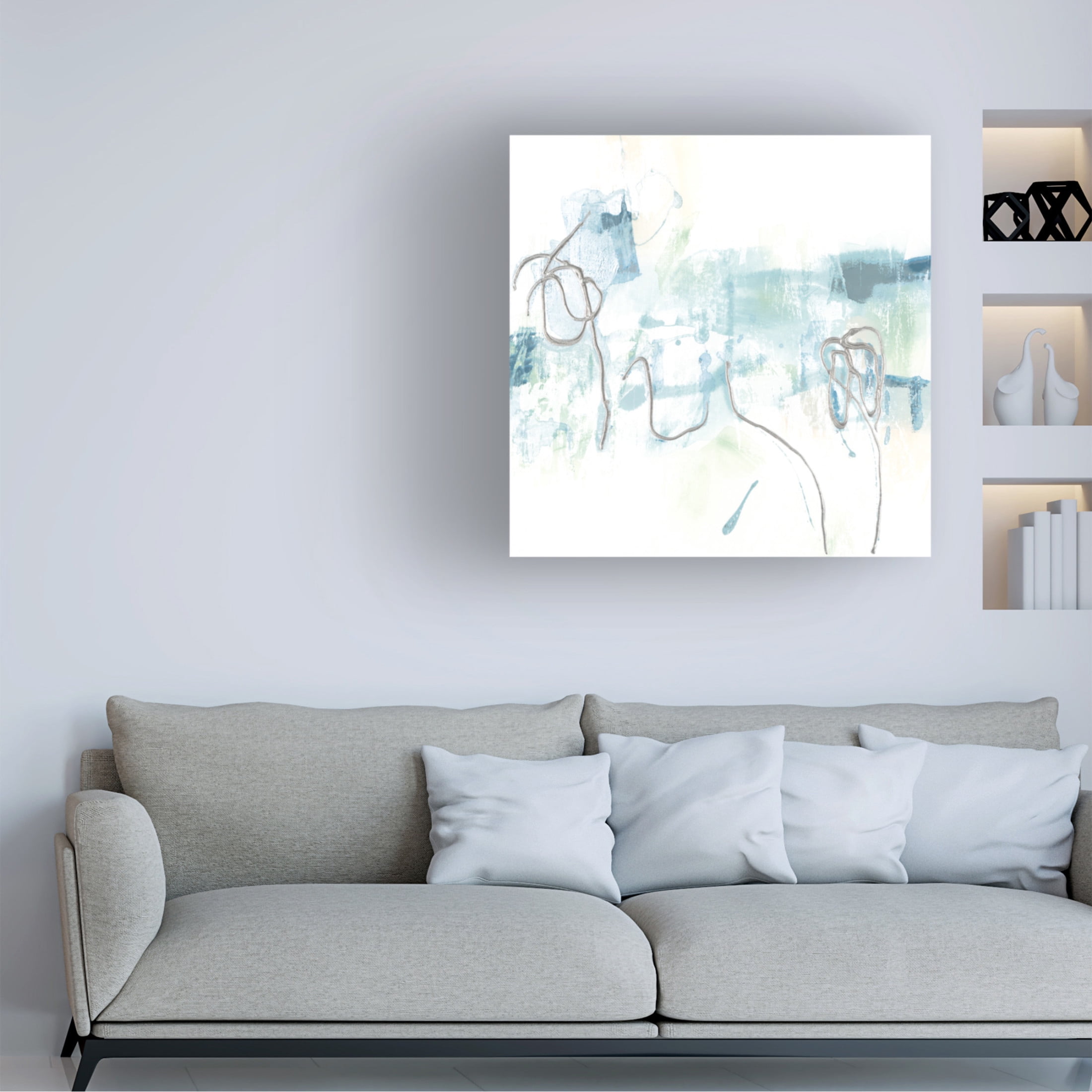 Trademark Fine Art June Erica Vess Arctic Scribe II Canvas Wall Art