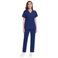 thumbnail image 1 of Conjunto de ropa de trabajo protectora y de color para técnicos: conjunto de bata de poliéster con guantes a juego, duradero y transpirable, tallas S-XXL, 1 of 4