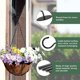 thumbnail image 3 of Ganchos de techo para colgar plantas, ganchos de metal para plantas con montaje en pared para colgar plantas, comederos de pájaros, carrillones, linternas, macetas - Ganchos de decoración, 3 of 4
