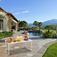 thumbnail image 5 of 4ft Silver Outdoor Folding Table Aluminum Alloy Rectangular 30kg, 5 of 5