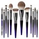 thumbnail image 1 of 16Pcs ULTRA SOFT Labeled Pro Makeup Brushes Set with Foundations Powder Blush Concealer Blending Eyeshadow Contour Brush (12Pcs Black Rose Blue), 1 of 4
