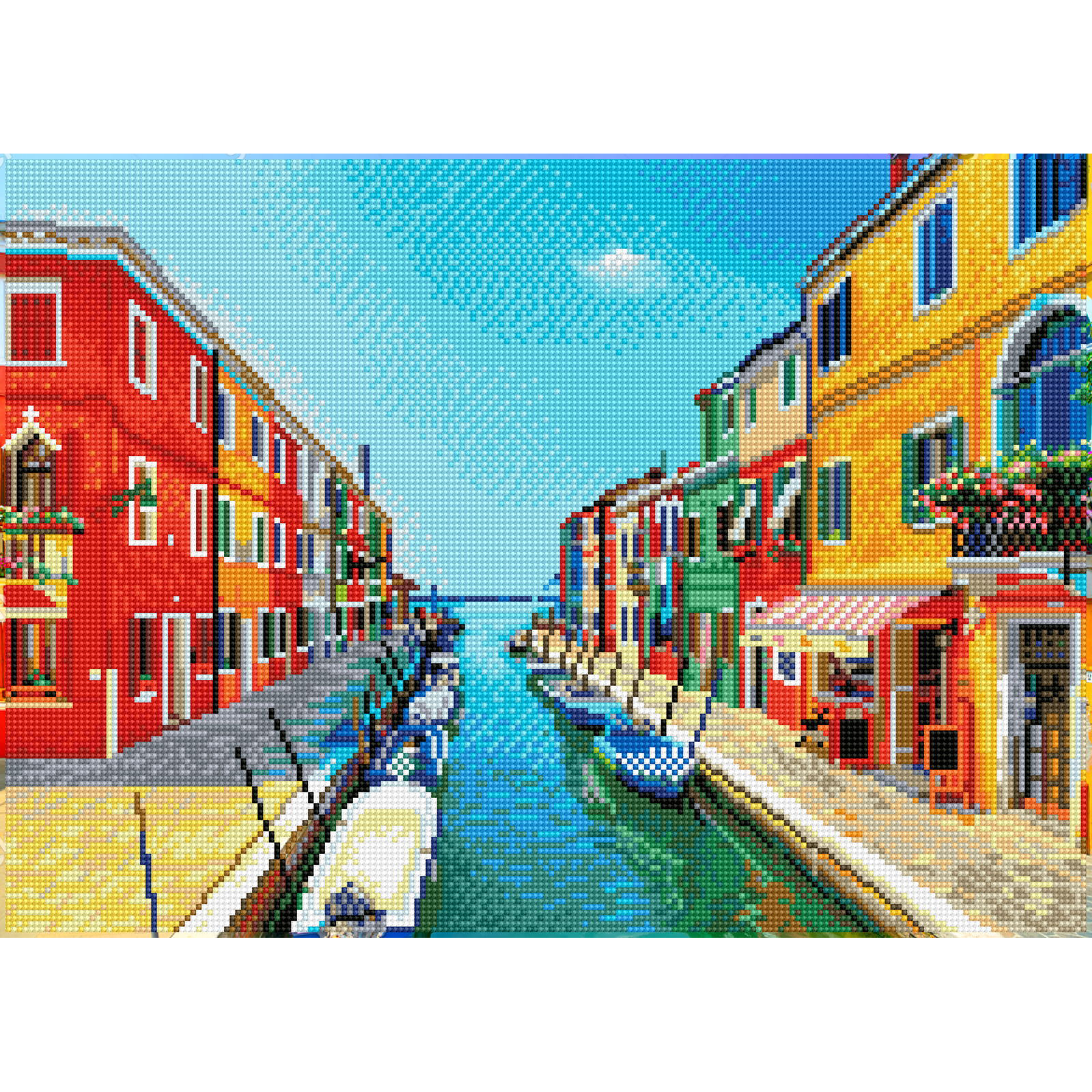 Diamond Dotz Italian Summer Diamond Painting Kits for Adults - Diamond Art Kits a Relaxing Creative Craft Kit with Dotz Gems 14.6x20.3