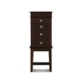 thumbnail image 5 of Linon Madison Jewelry Armoire, Dark Walnut, 5 of 14
