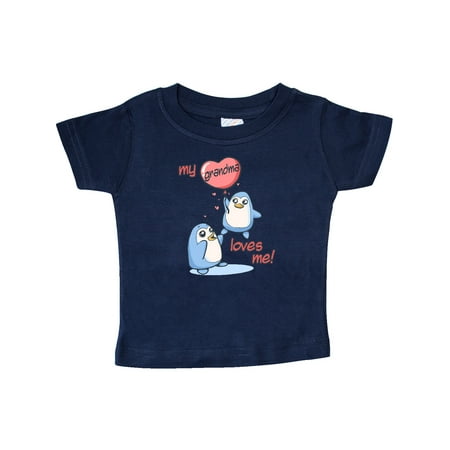 

Inktastic My Grandma Loves Me Gift Baby Boy or Baby Girl T-Shirt