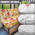 thumbnail image 6 of XYZCANDO Maple Leaf RV Dinette Cushion Covers Stretchable Camper Accessories for Inside Couch Cushion Covers Furniture Protector 1 Backrest Cover and 1 Bench Cover Thanksgiving, 6 of 7