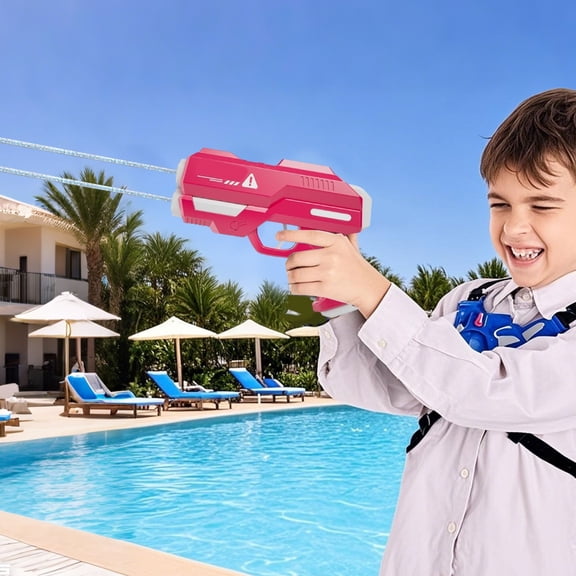 FEOLGEHLY Cute Fast Fill Water Blaster, High Capacity Water Gun for Adults with Dual Nozzles Super Soakers Summer Beach Pool Water Fighting Gear, Bulk Party Favors for A-gedd 5-16