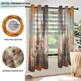 thumbnail image 5 of BZSMCE Window Curtain Panels Fashion Tree-climbing Cuties Printed 63x42in/63x52in, 5 of 7
