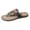 Brown, variant on Women Sandals Comfortable Summer Fashionable Simple Round Toe Thong Flat Bottom Large Size on Beach Sandals Brown 37